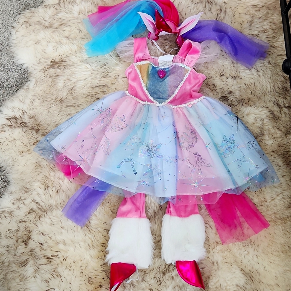 Univcorn Girl Costume 4-5T (size Small)